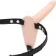 Fetish alárendelő hám - hús színű szilikon 15 cm