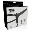 FETISH SUBMISSIVE FELCSATOLHATÓ - FEKETE SZILIKON 15 CM