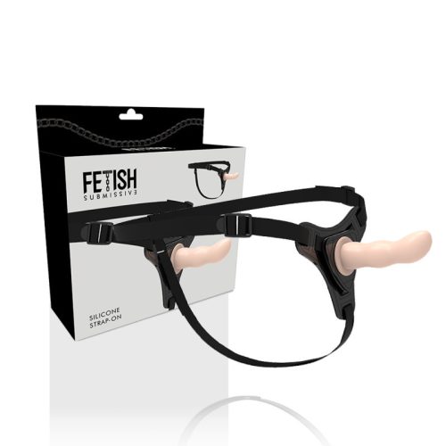 Fetish - prémium csiklóizgató g-pontos harnesz 12,5 cm