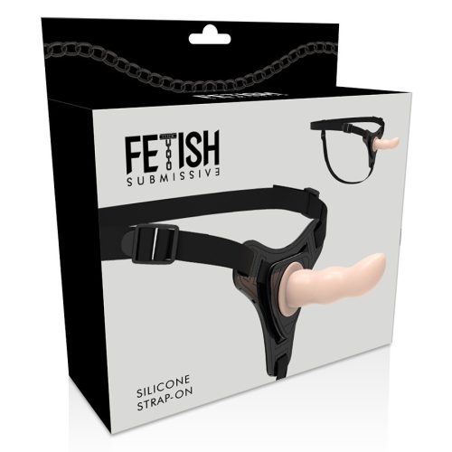 Fetish - prémium csiklóizgató g-pontos harnesz 12,5 cm