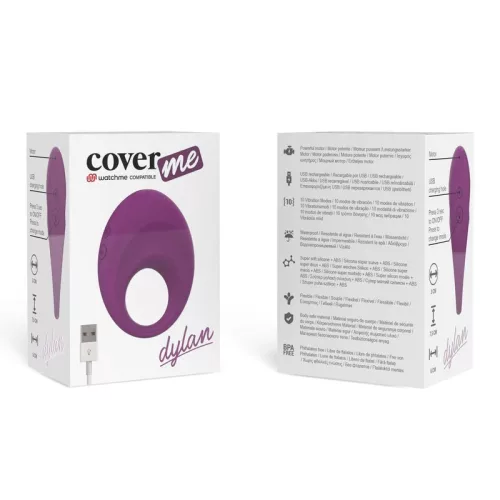 COVERME Dylan – újratölthető vibráló gyűrű WatchMe technológiával
