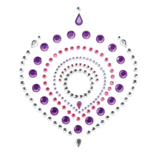 Bijoux Indiscrets Flamboyant – érzéki lila és rózsaszín kiegészítő