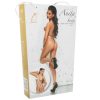ME-SEDUCE Zulmira – érzéki fehér-fekete szett S/M méretben