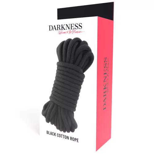 DARKNESS – prémium fekete japán kötél, 10 m