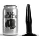 ALL BLACK - Prémium fekete anális dugó 11 cm