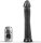 ALL BLACK - elegáns plug dildó 31 cm hosszú