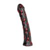 ALL BLACK - elegáns plug dildó 31 cm hosszú