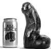 All Black - élethű dildó, 17 cm