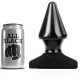 ALL BLACK – 17 cm-es prémium análdugó