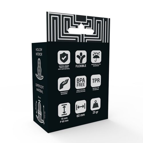 ADDICTED TOYS – kis áttetsző anál tágító 7 cm