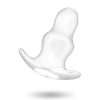 ADDICTED TOYS – áttetsző közepes anális tágító 11 cm