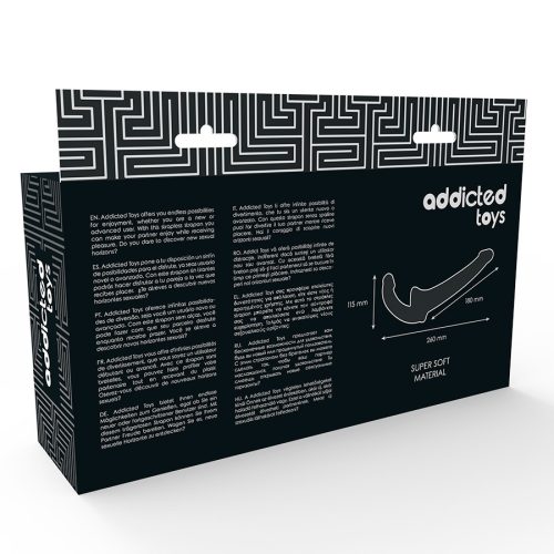 ADDICTED TOYS – Rugalmas dildo natúr tartós nélkül