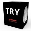 JAMYJOB - diszkrét tojás maszturbátor fekete változatban