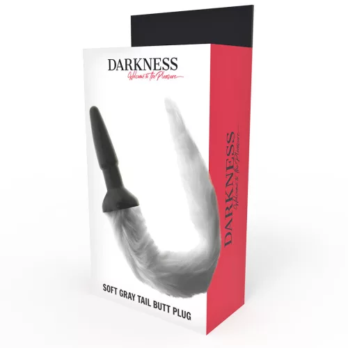 DARKNESS – szilikon análplug szürke farral