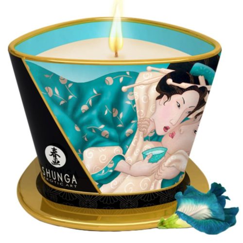 SHUNGA - szexi masszázsgyertya 170 ml, virágos illattal