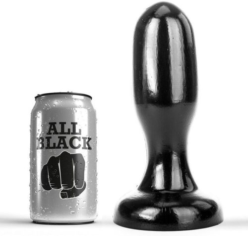 ALL BLACK - 19,5 cm anális dugó