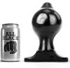 ALL BLACK - prémium anális dugó 17,5 cm hosszú