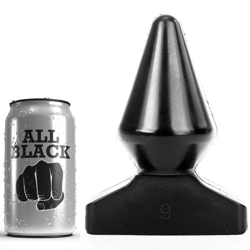 ALL BLACK - prémium anál dugó 18,5 cm