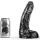 ALL BLACK – érzéki dildó 25,5 cm hosszan