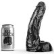 ALL BLACK – érzéki dildó 25,5 cm hosszan