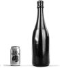 ALL BLACK - elegáns üveg 39,5 cm, prémium megjelenés