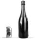 ALL BLACK - elegáns üveg 39,5 cm, prémium megjelenés