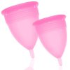 STERCUP – prémium szilikon menstruációs bögre S + L rózsaszín