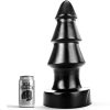 ALL BLACK - érzéki 40 cm-es anális masszírozó