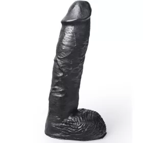 HUNG SYSTEM - élethű fekete dildó, 24 cm