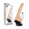 BASECOCK - VALÓSÁGHŰ VIBRÁTOR TÁVIRÁNYÍTÓVAL NATÚR 19 CM