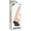 BASECOCK - VALÓSÁGHŰ VIBRÁTOR TÁVIRÁNYÍTÓVAL NATÚR 19 CM