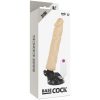 BASECOCK - VALÓSÁGHŰ VIBRÁTOR TÁVIRÁNYÍTÓVAL NATÚR 21 CM