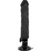 BASECOCK - REALISZTIKUS VIBRÁTOR TÁVIRÁNYÍTÓVAL FEKETE 21 CM