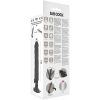 BASECOCK – realisztikus vibrátor távirányítóval, 21 cm
