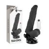 BASECOCK - CSUKLÓS VIBRÁTOR TÁVIRÁNYÍTÓVAL FEKETE 21 CM