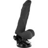 BASECOCK - CSUKLÓS VIBRÁTOR TÁVIRÁNYÍTÓVAL FEKETE 21 CM