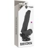 BASECOCK - CSUKLÓS VIBRÁTOR TÁVIRÁNYÍTÓVAL FEKETE 21 CM