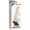 BASECOCK - VALÓSÁGHŰ, CSUKLÓS TÁVIRÁNYÍTÓS VIBRÁTOR NATÚR 20 CM