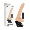 BASECOCK - VALÓSÁGHŰ TERMÉSZETES TÁVIRÁNYÍTÓS VIBRÁTOR HERÉKKEL 20 CM