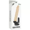 BASECOCK – valósághű vibrátor távirányítóval, 21 cm