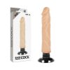 BASECOCK - REALISZTIKUS VIBRÁTOR 2-1 NATÚR  20 CM