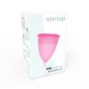 STERCUP – Prémium szilikon menstruációs kupa, S méret, rózsaszín
