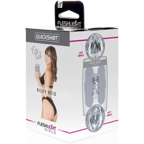 Fleshlight Quickshot Riley Reid kompakt maszturbátor - áttetsző