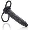CALEXOTICS – dupla penetrációs prémium masszírozó fekete