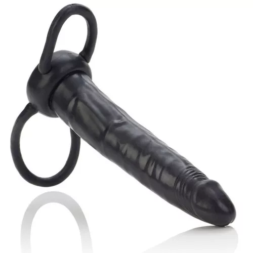 CALEXOTICS – dupla penetrációs prémium masszírozó fekete
