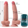 RockArmy - prémium duál sűrűségű vibrátor 23 cm hosszú