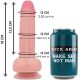 ROCKARMY – prémium, valósághű 18 cm-es szilikon vibrátor