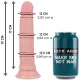 ROCKARMY – prémium, valósághű szilikon maszturbátor 19 cm
