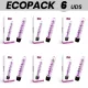 Ecopa 6 darabos Lenny vibrátor lila fényes