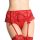 QUEEN LINGERIE – csipkés fűzővel díszített tanga L/XL
